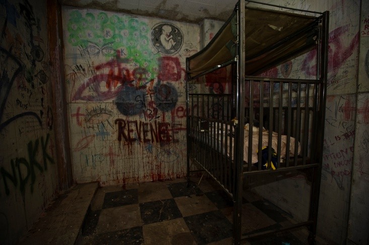 The abandoned hospital became a center for paranormal investigations